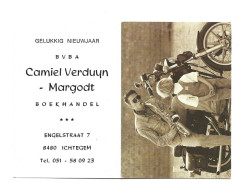 Ichtegem Engelstraat Boekhandel Verduyn Margodt Kalender 1998 Calendrier Htje - Kleinformat : 1991-00