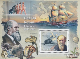 Guinea-Bissau Block 685 (kompl. Ausgabe) Postfrisch 2009 Charles Darwin - Guinea-Bissau