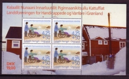 GRÖNLAND BLOCK 11 POSTFRISCH(MINT) BEHINDERTE 1996 - Blocchi