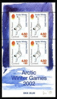 GRÖNLAND BLOCK 21 POSTFRISCH(MINT) ARKTISCHE WINTERSPIELE 2001 NUUK UND IQUALUIT - Blokken