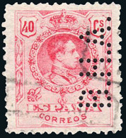 Madrid - Perforado - Edi O 276 "B.H.A" (Banco) - Used Stamps