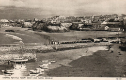 - LOOKING TOWARDS TOWAN BEACH AND ISLAND.  NEWQUAY - Scan Verso - - Newquay