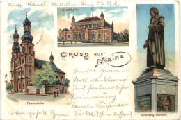 Gruss Aus Mainz - Litho - Mainz