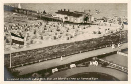 73940255 Zinnowitz_Ostseebad Blick Von Schwabes Hotel Auf Gartenanlagen Und Stra - Zinnowitz