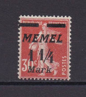 MEMEL 1922 TIMBRE N°68a NEUF AVEC CHARNIERE - Unused Stamps
