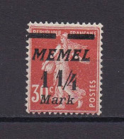 MEMEL 1922 TIMBRE N°68a NEUF AVEC CHARNIERE - Nuovi