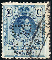 Madrid - Perforado - Edi O 277 - "B.S." (Banco) - Oblitérés