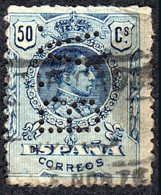 Madrid - Perforado - Edi O 277 - "B.V." (Banco) - Used Stamps