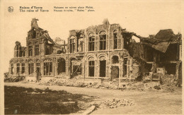 CPA - YPRES - RUINES - MAISON PLACE MALOU (IMPECCABLE) - Altri & Non Classificati