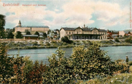 73940042 Rudolstadt_Thueringen Bahnhof Und Schloss - Rudolstadt