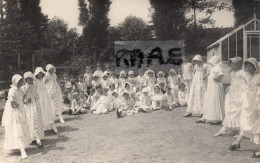 CARTE PHOTO,60,OISE,BRETEUIL SUR NOYE,ECOLE COMMUNALE,FETE DE FIN D'ANNEE,SPECTACLE,ENFANTS,CLASSE,RARE - Breteuil