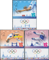 Israel 2297-2299 Mit Tab (kompl.Ausg.) Postfrisch 2012 Olympische Sommerspiele - Neufs (avec Tabs)