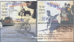 Israel 1449C-1450C Mit Tab (kompl.Ausg.) Postfrisch 1997 Freiwillige Aus Dem Ausland - Nuevos (con Tab)