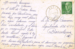 54880. Postal BROTO (Huesca) 1963. Vista De Torla Con El Mondarruego Al Fondo - Cartas & Documentos