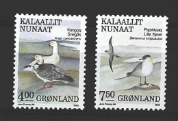 1989-Groenlandia (MNH=**) Uccelli Marini - Neufs