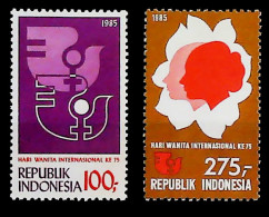 1985-Indonesia (MNH=**) Giornata Donna - Indonésie