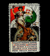 1910circa-Italia < Propaganda Industria Nazionale Erinnofilo - Vignetten (Erinnophilie)