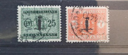 1944-Italia (O=used) RSI Segnatasse Due Valori - Used