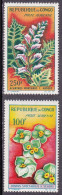 1963-Congo (MNH=**) Posta Aerea S.2v."Fiori"catalogo Euro 10 - Altri & Non Classificati