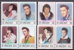 1985-St.Vincent (MNH=**) S.8v."Elvis Presley" - St.Vincent (1979-...)