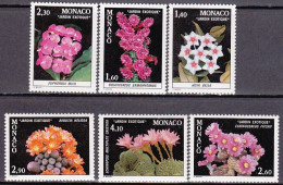 1981-Monaco (MNH=**) S.6v."Piante Da Giardino Esotico"catalogo Unificato Euro 24 - Otros & Sin Clasificación