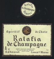 Etiquette Champagne Ratafia De Champagne  A Chauvet  Tours Sur Marne Marne 51 - Champan