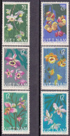 1966-Vietnam Del Nord (MNH=**) S.6v."Orchidee"catalogo Yvert Euro 20 - Viêt-Nam