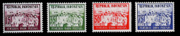 1955-Indonesia (MNH=**) Serie 4 Valori - Indonesien