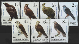 1983-Ungheria  (MNH=**) Serie 7 Valori Uccelli - Otros & Sin Clasificación