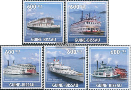 Guinea-Bissau 4521-4525 (complete. Issue) Unmounted Mint / Never Hinged 2009 Steamers - Guinée-Bissau