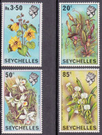 1970-Seychelles (MNH=**) S.4v."Fiori,Elisabetta" - Seychelles (...-1976)