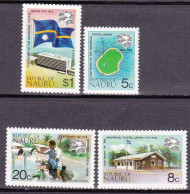 1974-Nauru (MNH=**) S.4v."U.P.U.centenary" - Nauru