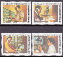 1987-Bophuthatswana (MNH=**) S.4v."Tenth Anniv.of Independence" - Bofutatsuana