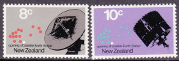 1971-Nuova Zelanda (MNH=**) S.2v."Opening Of Satellite Earth Station" - Altri & Non Classificati