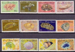 1985/86-Cocos Isole (MNH=**) Tre Serie 12 Valori "fauna Marina I Emissione+II°em - Islas Cocos (Keeling)