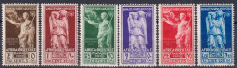 1938-Africa Orientale Italiana (MNH=**) Serie 5 Valori Augusto (21/6) - Africa Oriental Italiana