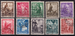 1938-Italia (O=used) Serie 10 Valori Impero (439/48) - Gebraucht