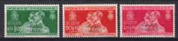 1930-Somalia (MNH=**) Serie 3 Valori Nozze Regali (130/2) - Somalië
