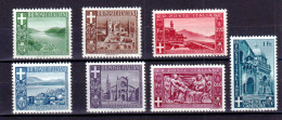 1944 (MNH=**) EMISSIONI AUTONOME CAMPIONE Paesaggi E Vedute Serie Completa Nuova - Emissions Locales/autonomes