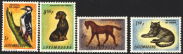 1961-Lussemburgo (MNH=**) S.4v."Fauna Protezione Degli Animali" - Altri & Non Classificati