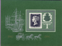 1990-Russia (MNH=**) Foglietto 1 Valore Penny Black - Autres & Non Classés