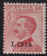 1918-Libia (MNH=**) 60c.carminio - Libië