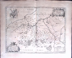 1650-Archiepiscopatus Cameracensis Archevesche De Cambray Blaeu Dim.38x50 Cm. - Geographische Kaarten