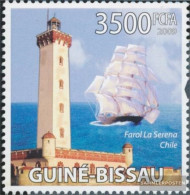 Guinea-Bissau 4389 (complete. Issue) Unmounted Mint / Never Hinged 2009 Lighthouses And Sailboats - Guinée-Bissau