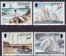 1987-Jersey (MNH=**) S.4v."imbarcazione Da Regata Westward"catalogo Unificato Eu - Jersey