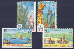 1969-Isole Vergini (MNH=**)s.4v."Tourist Publicity" Scott 202/5 - British Virgin Islands