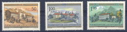 1985-Liechtenstein (MNH=**) Serie 3 Valori Ordini Religiosi Monasteri - Nuovi