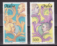 1985-Italia (MNH=**) S.2v."Europa,anno Dedicato Alla Musica" - 1946-60: Nuevos