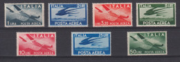 1946-Italia (MNH=**) Posta Aerea S.7 Val. Democratica - 1946-60: Nieuw/plakker