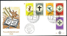 1967-Suriname S.5v."Pasqua,opere Di Beneficenza"su Fdc Illustrata - Suriname